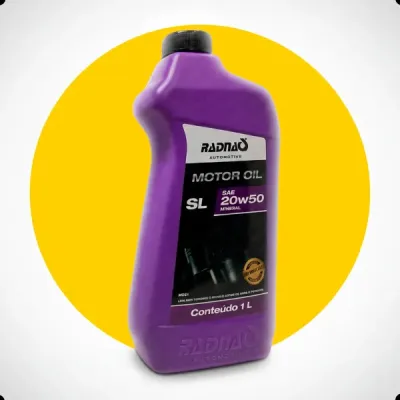 Óleo Motor Carro 20w50 Mineral Sl Sae 1 Litro Radnaq